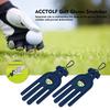 GUNPJONE Golf Glove Holder Stretcher, 2PCS Durable Glove Support Frame Dryer Shaper Tool Accessories for Sports Gloves Maintenance, Blue view 4