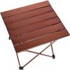 LFGUD Portable Camping Folding Table, Outdoor Lightweight Camping Aluminum Table for Picnic Camp Boat Travel, Party Dining Camp Tables(Coffee) (Medium-22 Dx16 Wx16 H(5640.540.5 cm)) view 1