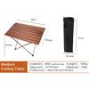 LFGUD Portable Camping Folding Table, Outdoor Lightweight Camping Aluminum Table for Picnic Camp Boat Travel, Party Dining Camp Tables(Coffee) (Medium-22 Dx16 Wx16 H(5640.540.5 cm)) view 2