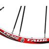 SHKJ Mountain Bike Wheelset 26 Inch Double Walled Alu Rim MTB Disc Brake Wheels Front Rear QR Bicycle Wheelset Cassette Hub 7/8/9 Speed (Color : Black Blue) view 3