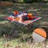LFGUD Portable Camping Folding Table, Outdoor Lightweight Camping Aluminum Table for Picnic Camp Boat Travel, Party Dining Camp Tables(Coffee) (Small-15 Dx14 Wx13 H(39.534.532.5 cm)) view 3