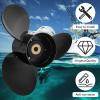14-1/2Dia X 19Pitch Boat Outboard Propeller for Mercruiser Alpha One Prop/Mercury Engine 135 150 175 200 220 225 250 300HP,3-Blade Aluminum 14.5dia x 19 Pitch Propeller,Replace OEM#48-832830A45 view 4
