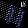 moisture Portable Circle Fish Hooks Set 10PCS High Carbon Steel Fishing Hook High Carbon Squid Hook Salted Sea Fishing Line Bundle Fishing Hook Set (Size : 9#) view 3