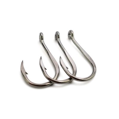 moisture Portable Circle Fish Hooks Set High Carbon Steel Fish Hook Forged Straw Hook Bait Squid Bulk Blue Fish Fish Hook Fishing Hook Set (Color : 3#)
