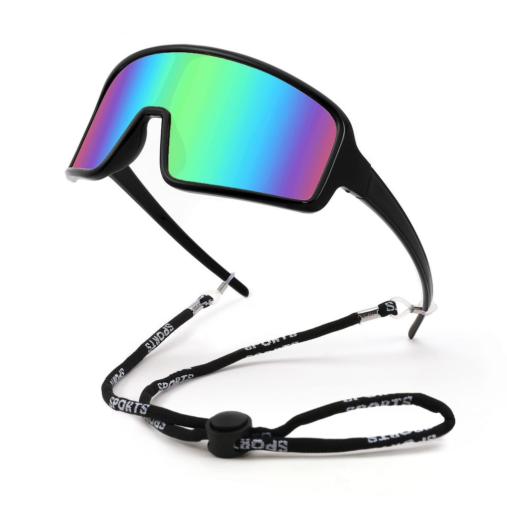 FEISEDY Sports Cycling Sunglasses 4 Lenses Baseball Fishing Ski Running Trekking Golf UV400 Mirrored Sun Glasses B2962