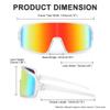 FEISEDY Sports Cycling Sunglasses 4 Lenses Baseball Fishing Ski Running Trekking Golf UV400 Mirrored Sun Glasses B2962 view 4