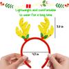 12 PCS Christmas Headbands Christmas Reindeer Costume Head Boppers, Cute Christmas Hair Accessories ELF Hats for Women Men view 3