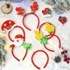 12 PCS Christmas Headbands Christmas Reindeer Costume Head Boppers, Cute Christmas Hair Accessories ELF Hats for Women Men view 4