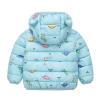 Dkygxwt Toddler Kids Baby Boys Girls Bear Ears Hooded Coats Winter Warm Jacket Cartoon Dinosaur Padded Outwear Clothes view 4