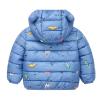 Dkygxwt Toddler Kids Baby Boys Girls Bear Ears Hooded Coats Winter Warm Jacket Cartoon Dinosaur Padded Outwear Clothes view 4