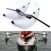 2Pcs PVC Inflatable Kayak Outrigger Stabilizer Kit, Durable Kayak Outrigger Floats, Fishing Float Tube Kit for Kayak, Canoe, Boat, Paddling, Fishing, Standing and Beginners (White,with Sidekicks) view 1