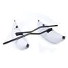2Pcs PVC Inflatable Kayak Outrigger Stabilizer Kit, Durable Kayak Outrigger Floats, Fishing Float Tube Kit for Kayak, Canoe, Boat, Paddling, Fishing, Standing and Beginners (White,with Sidekicks) view 3