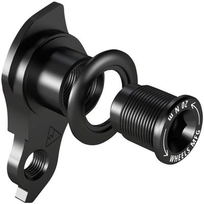 Wheels Manufacturing Derailleur Hanger - 487, for Trek ABP MTB Frames Designed to Accept SRAM UDH - Aluminum, Black