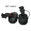 HEARFALCOM Tactical Helmet ARC Rail Adapter Accessories Compatible with Walker's Earmuffs (Walkers Razor,Walkers Razor Digital) (BK) view 3