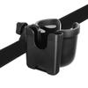 Boat Black Cup Holder with Phone Holder,Clamp-on Mount Marine Universal Drinks Holders Rotation Drink Holder for Marine Boat,Yacht,Kayak,Boat Rail, Boat Handle Bar,Bikes,etc,with Alligator Clamp view 4