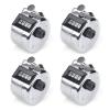 TOPTIE 4/12 PCS Metal Hand Tally Counters, 4-Digit Mechanical Clicker view 1
