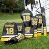 Golf Headcovers Happy Gilmore Golf Club Head Covers Advanced Embroidery Premium Leather Driver Headcover Fairway Wood Covers Hybrid Head Covers, Golf Mallet Blade Putter Cover view 3