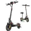 Electric Scooters for Adults 800W e Scooter Foldable All 10" Off Road Tires Scooter with Long Range Fast Adult eScooter 28mph 25-30 Miles Range with Double Braking and Turn Signal (Black with Seat) view 1