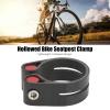 EVTSCAN Bike Seat Post Clamp Carbon Fiber Lightweight Seat Tube Clip Bike Quick Release Clamp Suitable for 30.8/31.6mm Seat Tube view 3
