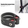 EVTSCAN Bike Seat Post Clamp Carbon Fiber Lightweight Seat Tube Clip Bike Quick Release Clamp Suitable for 30.8/31.6mm Seat Tube view 4