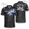 PRIMESTY Custom Bowling Shirts for Men, Personalized Bowling Jerseys with Name and Team Name, Custom Bowling Polo Shirts Camo view 4