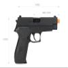 F226 E2 MK25 Gas Blowback Airsoft Pistol (Color: Black)-WE-Tech-(Metal) view 2
