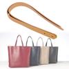 2 Pcs 65cm Leather Bag Handles Shoulder Bag Replacement Strap with Rivet Sets Easy Installation Leather Strap for Handbag(Beige) view 2
