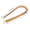 2 Pcs 65cm Leather Bag Handles Shoulder Bag Replacement Strap with Rivet Sets Easy Installation Leather Strap for Handbag(Beige) view 4