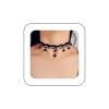 Andelaisi Boho Black Lace Choker Necklace Vintage Waterdrop Crystal Necklace Gothic Dangle Teardrop Crystal Choker Necklace Punk Lace Necklace Jewelry for Women Halloween Gifts view 1