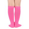 American Trends Girls Soccer Socks Kids Softball SocksFootball Baseball Youth Toddler Knee High Tube Socks for Boys 1 Pack Rose 3-6 Years view 3