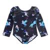 Long Sleeves Leotards for Girls Gymnastics Size 6/7 6-7 7-8 Year Old Mermaid Fairy Unicorn Butterfly Stars Starry Black Sparkle Tumbling Outfit Bodysuits Kids Horse Clothing view 1