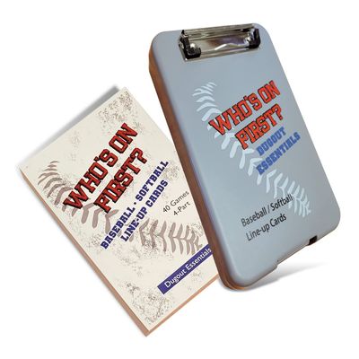 Dugout Essentials Line Up Card Case W/Line Up Cards