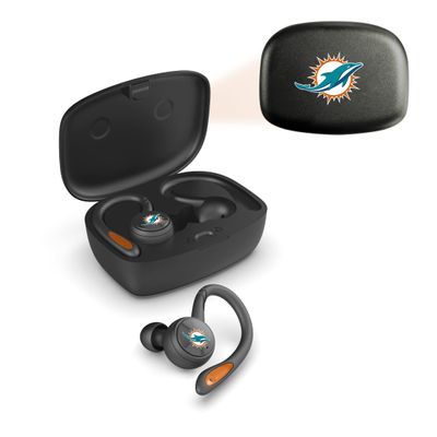 SOAR NFL Sport True Wireless Earbuds V.5, Miami Dolphins