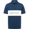 Fuel For Fans Ayrton Senna Men's Race Polo Shirt Blue view 1