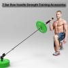 AHDFY T Bar Row Landmine Attachment Single Grip, Landmine Handle Attachments Solid Steel fits 2" Olympic Barbell, Strength Training Home Gym Accessories for Weight Lifting, Max Capacity 440 lb view 2