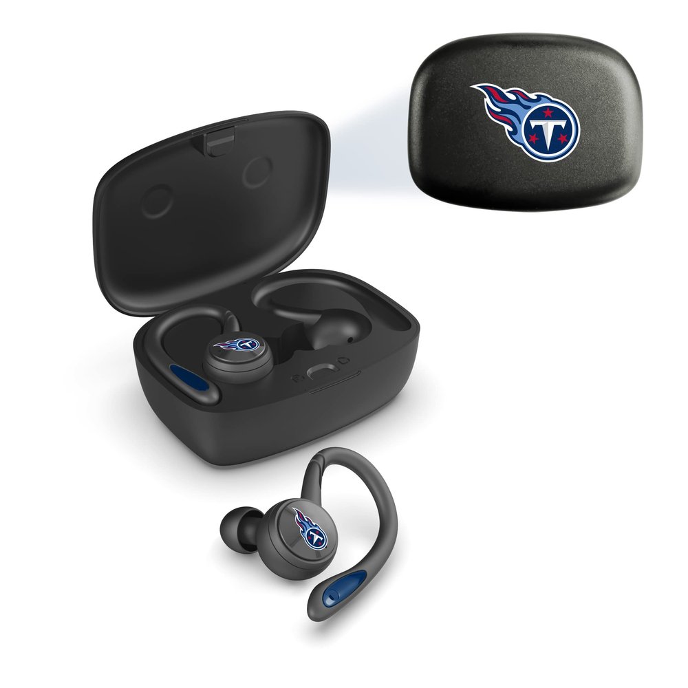 SOAR NFL Sport True Wireless Earbuds V.5, Tennessee Titans