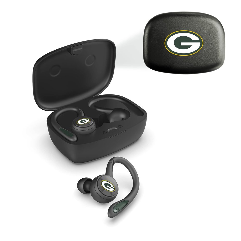 SOAR NFL Sport True Wireless Earbuds V.5, Green Bay Packers
