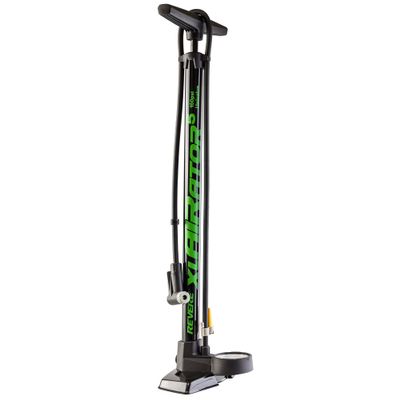 Revere xlAIRator 5 Bike Floor Pump 160 PSI, Dual Valve Compatibility (Presta & Schrader), Extra-Large Gauge, 41" Hose, Includes Patch Kit Ideal for Road & Mountain Bikes