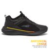 Avia Canyon SR Black Non Slip Shoes for Women, Water Resistant Women's Restaurant, Work & Food Service Sneakers - Black/Black, 9 Medium view 3