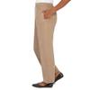 Alfred Dunner Women's Womens Corduroy Pull-On Straight Leg Short Length Pant Size 18 Slate view 4