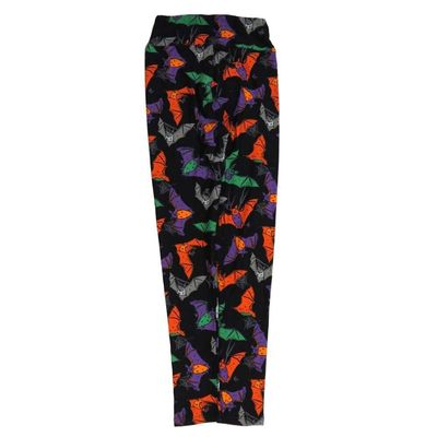 Lularoe Tween Halloween Vampire Bats Black Blue Green Gray Leggings fits Adult Sizes 00-0 TWEEN-3400-O