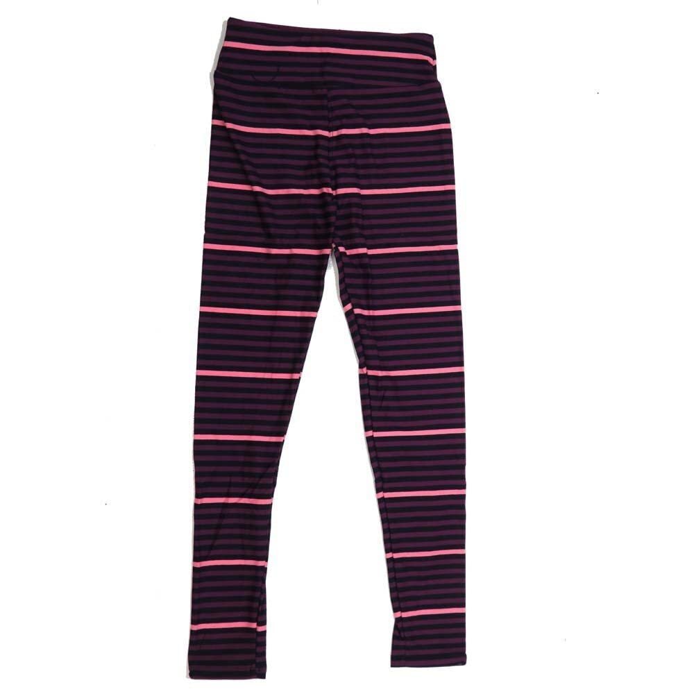 Lularoe Tween Stripe Horizontal Leggings fits Adult Sizes 00-0 TWEEN-3388-A5 Multicoloured