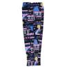 Lularoe Tween Disney Elsa from Frozen Purple White Blue Black Turquoise Leggings fits Adult Sizes 00-0 TWEEN-3400-W view 1