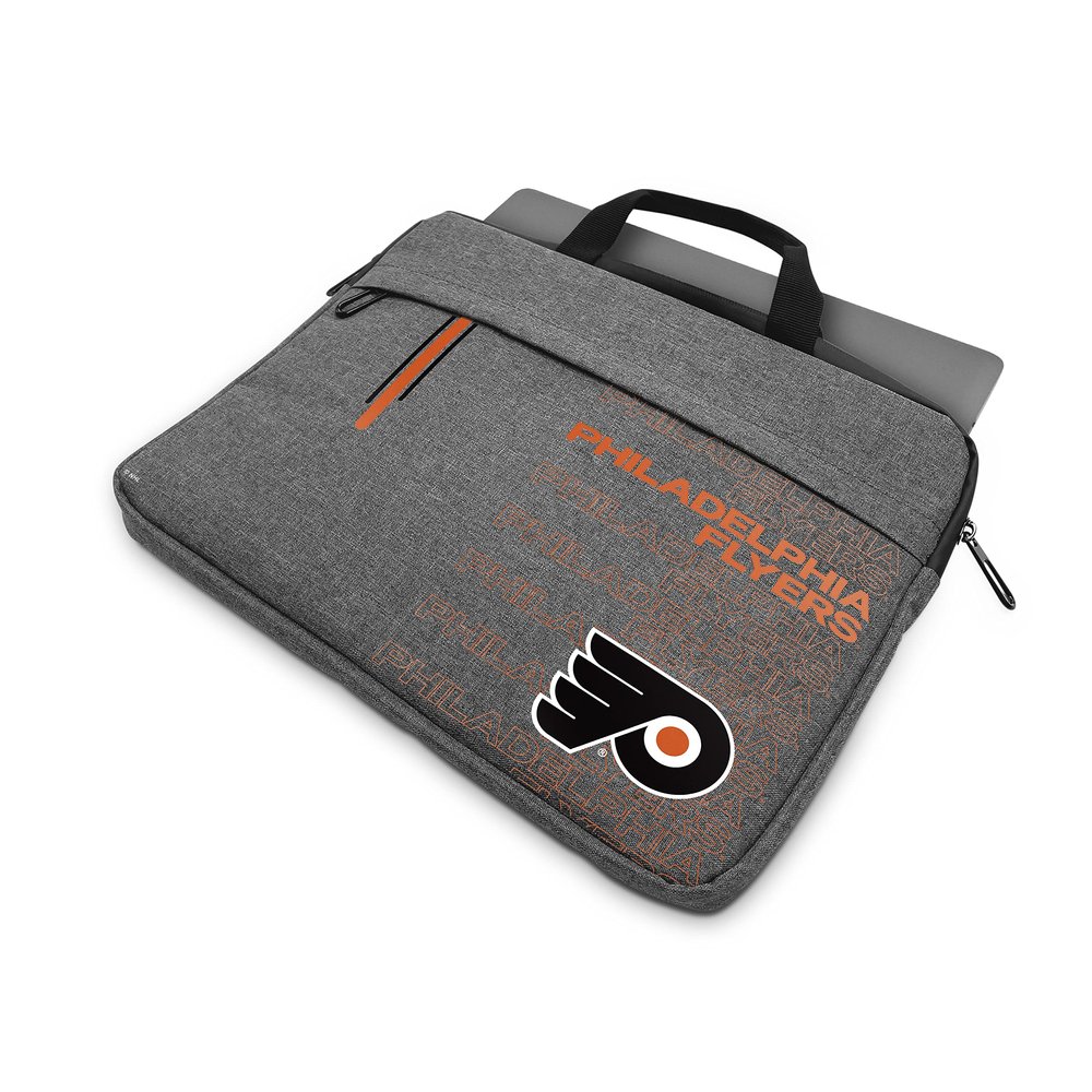 SOAR Philadelphia Flyers, Charcoal Grey Laptop Sleeve for 13.1 inch Laptops, Sports Fan Laptop Cover, Protecting and Carrying During Travel, Work, and Sports Events