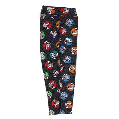 Lularoe Tween Disney Cruella de Vile from 100 Dalmations Polka Dot Leggings fits Adult Sizes 00-0 TWEEN-3400-ZC Multicoloured
