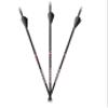 Carbon Express Maxima Sable RZ 400 Arrow, 6-Pack Fletched (51201), Black view 1