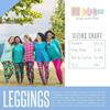 Lularoe Tween Halloween Pumpkins JackoLanterns Black Orange Leggings fits Adult Sizes 00-0 TWEEN-3400-M view 2