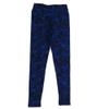 Lularoe Tween Tye Dye Abstract Blotter Black Blue Leggings fits Adult Sizes 00-0 TWEEN-3388-D5 view 1