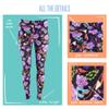 Lularoe Tween Stripe Wavy Leggings fits Adult Sizes 00-0 TWEEN-3401-D Multicoloured view 3