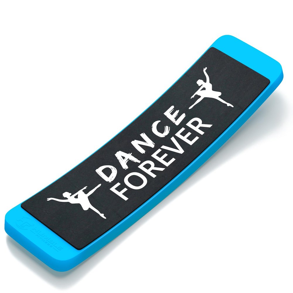 Myosource ITurn Ballet Turning Board for Dancers, Cheerleaders, Gymnasts to Improve Turning Technique, Balance, Pirouettes, Blue, Dance Forever